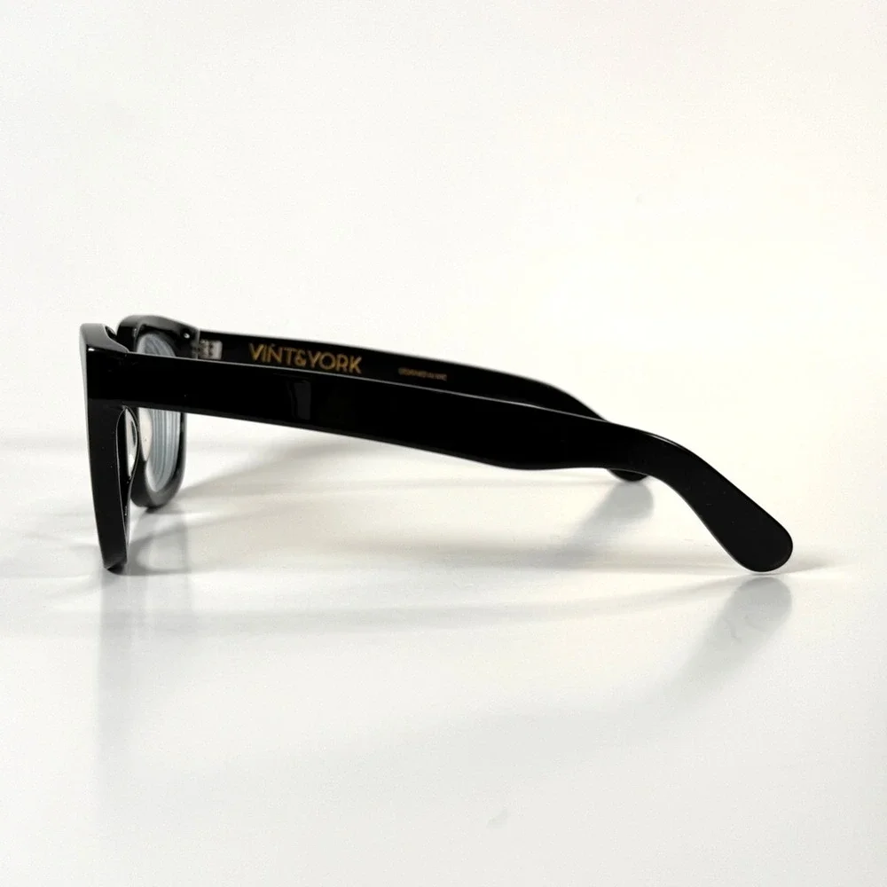 VINT & YORK Ritzy C.VYB1BO‎ Eyeglasses Frame 53-22-145 Jet Black Bold Womens